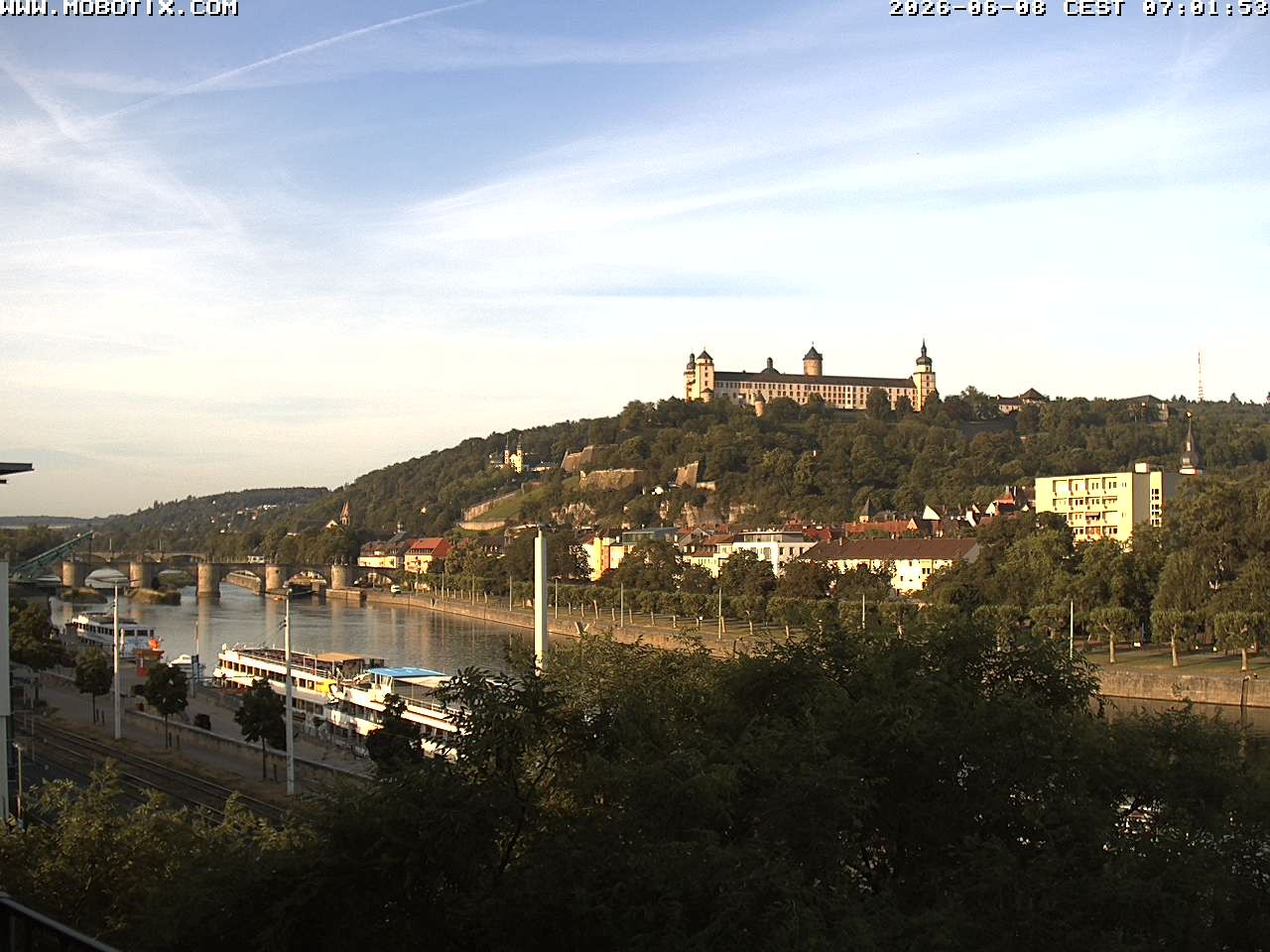 Archiv Foto Webcam Würzburg - Festung Marienberg
