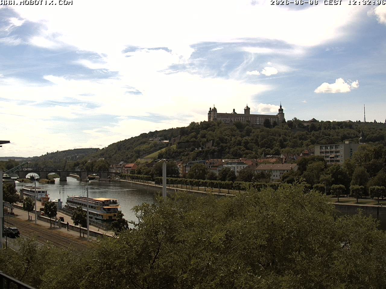 Archiv Foto Webcam Würzburg - Festung Marienberg