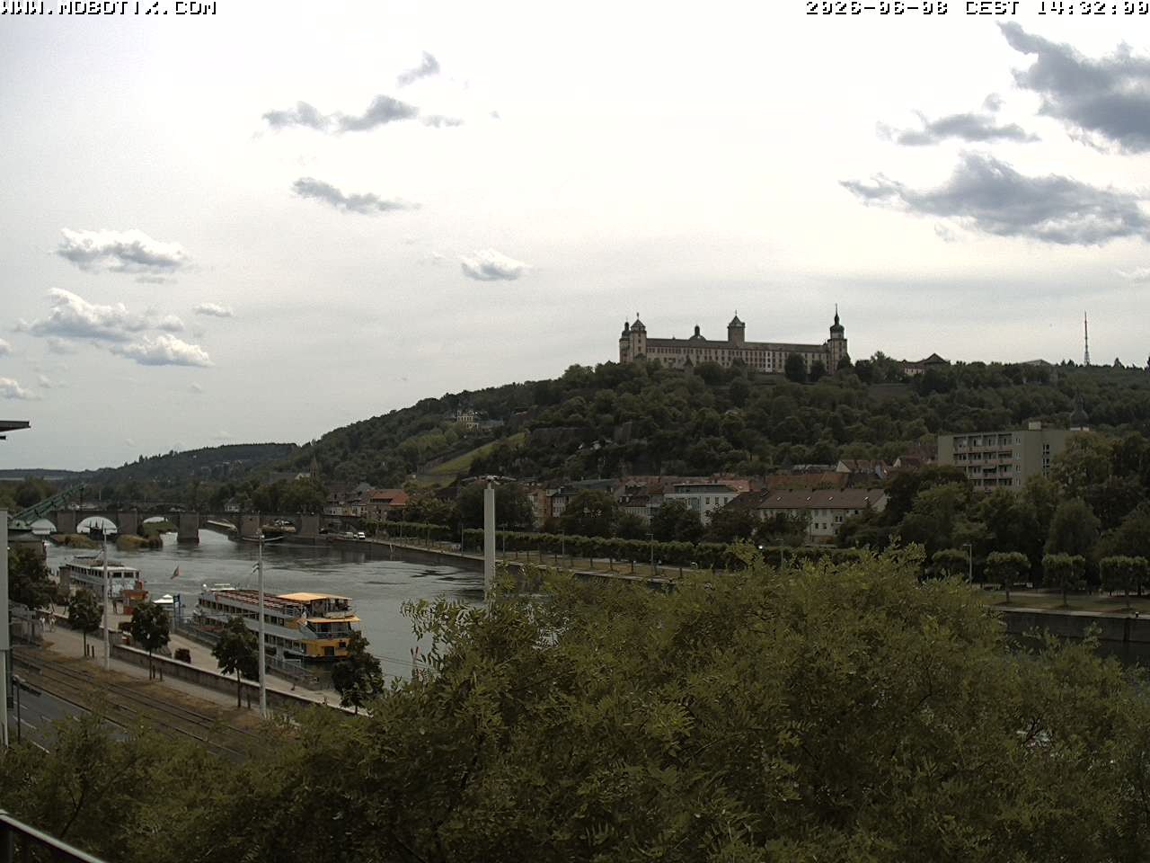 Archiv Foto Webcam Würzburg - Festung Marienberg