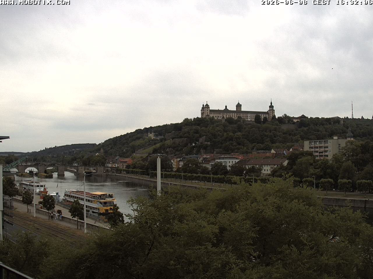 Archiv Foto Webcam Würzburg - Festung Marienberg