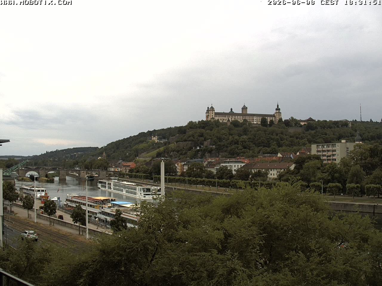 Archiv Foto Webcam Würzburg - Festung Marienberg