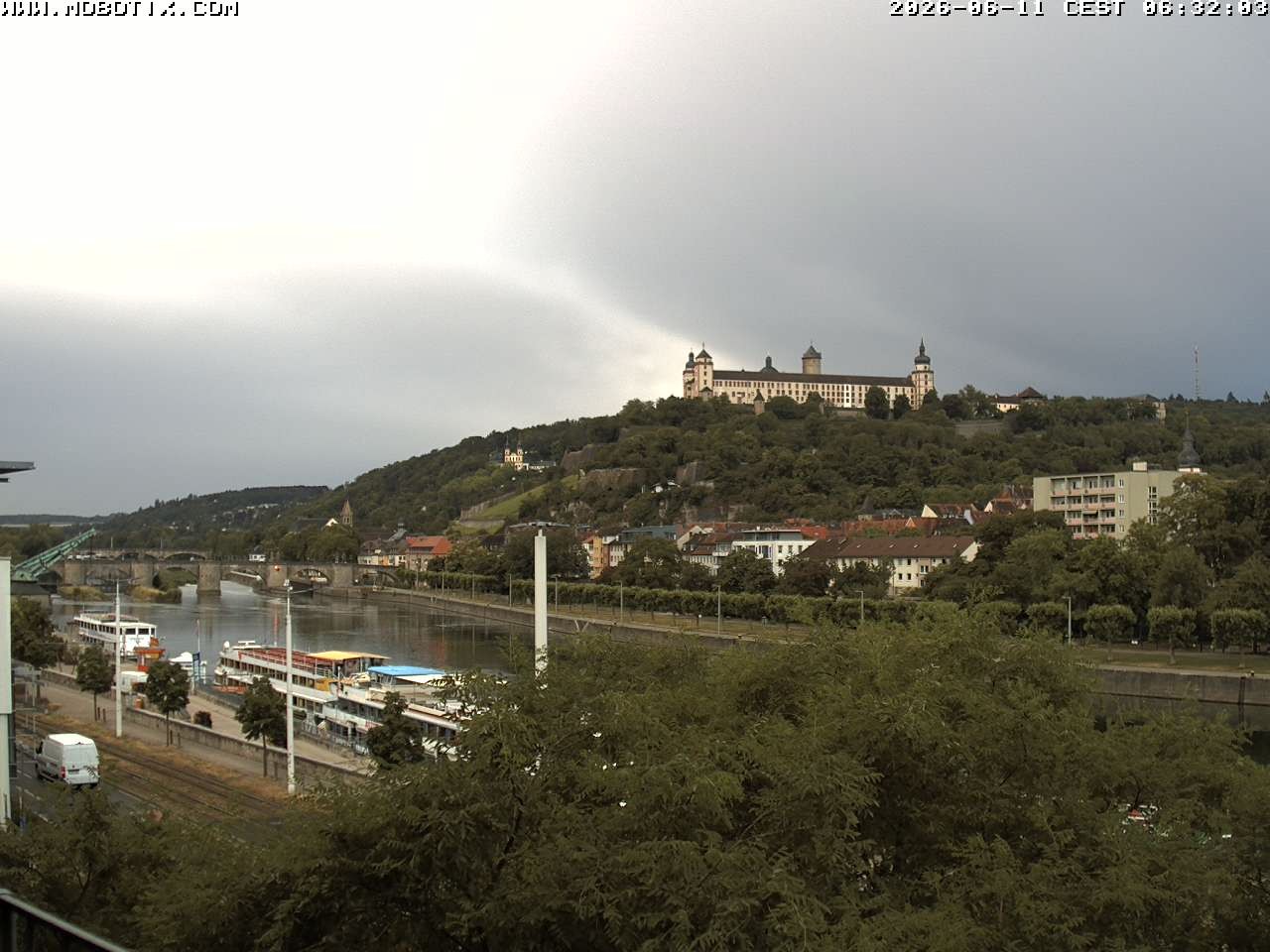 Archiv Foto Webcam Würzburg - Festung Marienberg