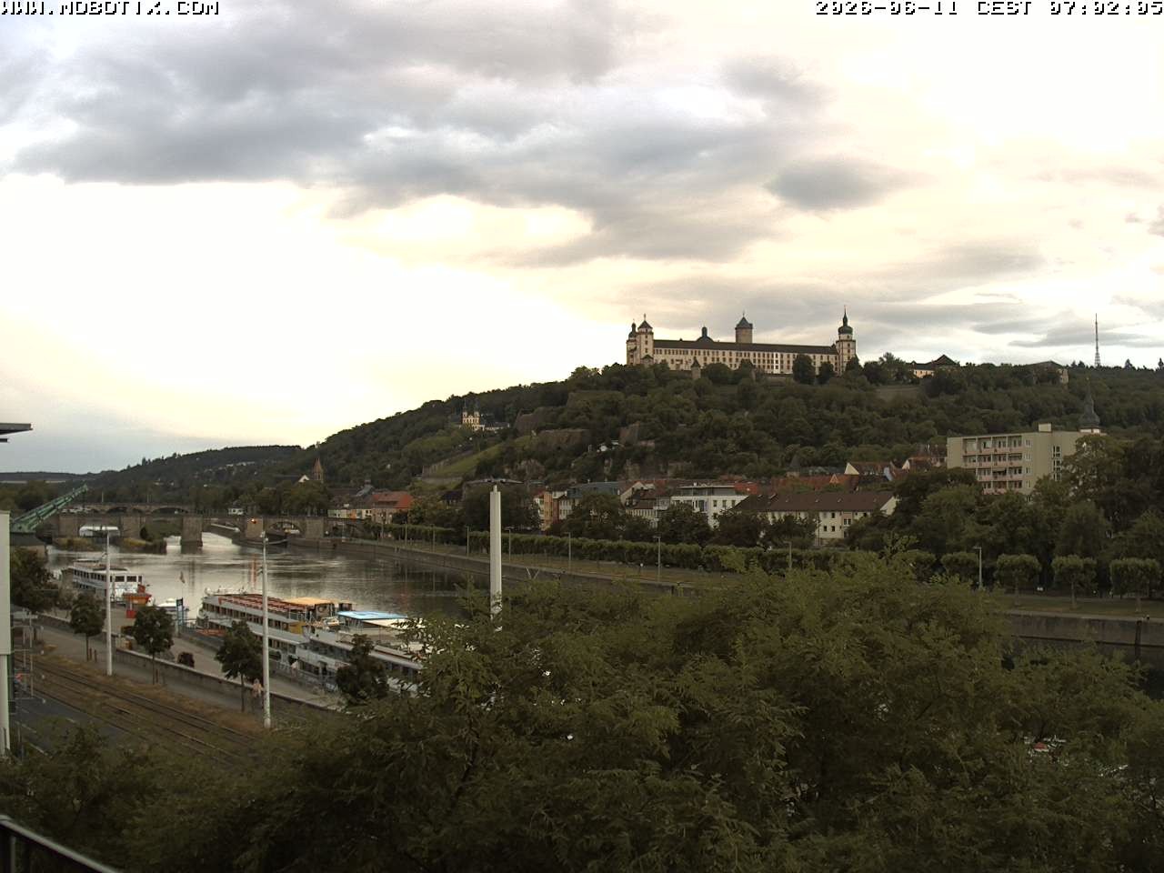 Archiv Foto Webcam Würzburg - Festung Marienberg