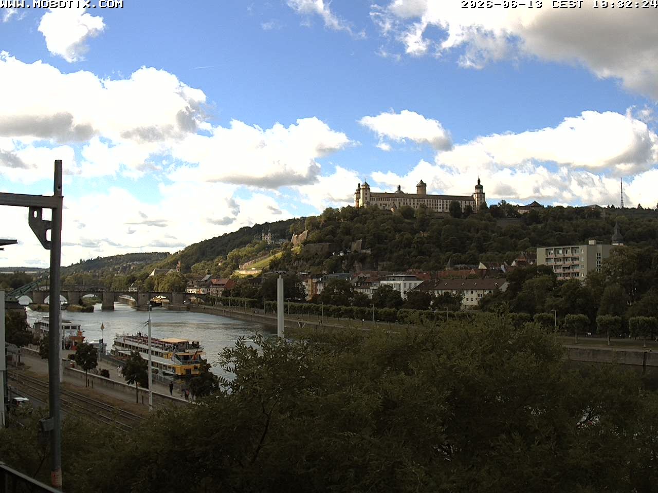 Archived image Webcam Fortress Würzburg, Bavaria
