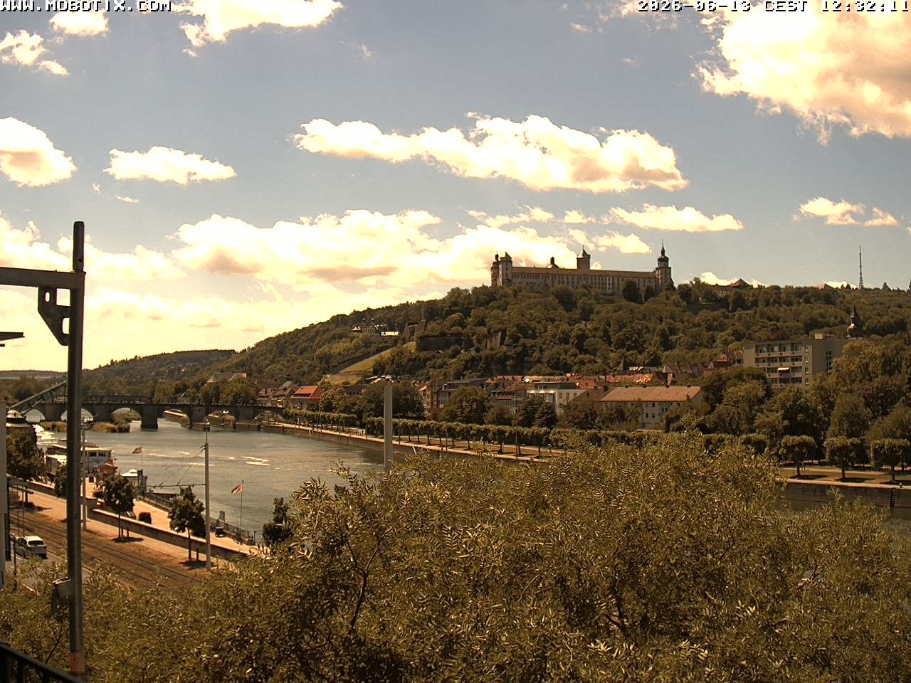 Archived image Webcam Fortress Würzburg, Bavaria
