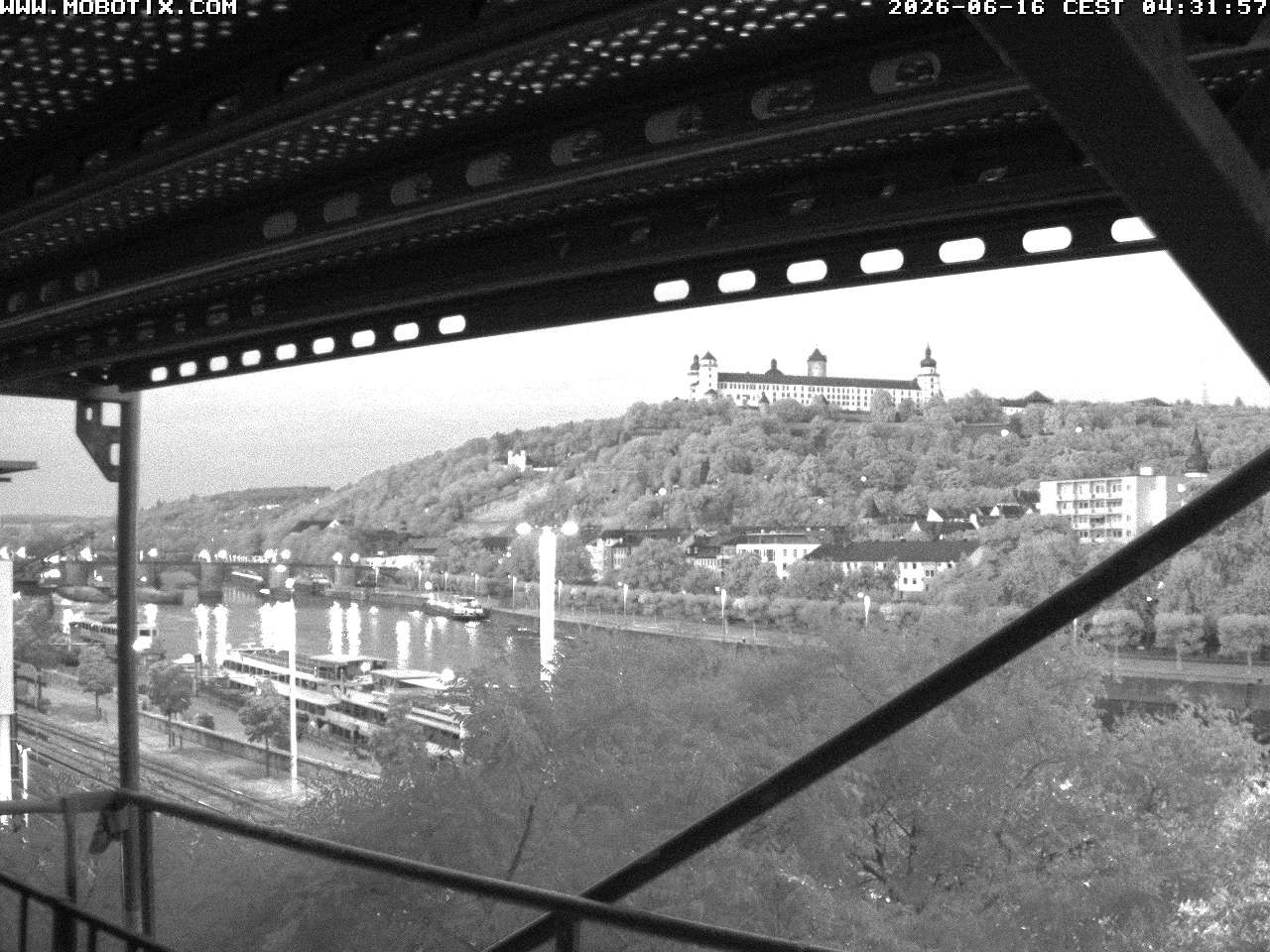Archived image Webcam Fortress Würzburg, Bavaria