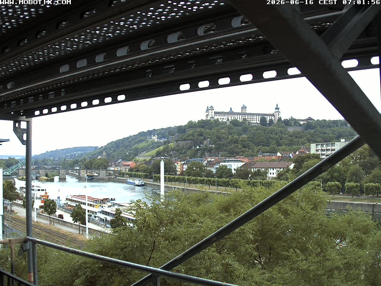 Archived image Webcam Fortress Würzburg, Bavaria