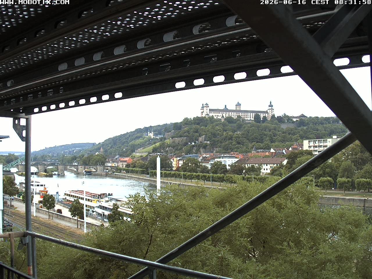 Archived image Webcam Fortress Würzburg, Bavaria