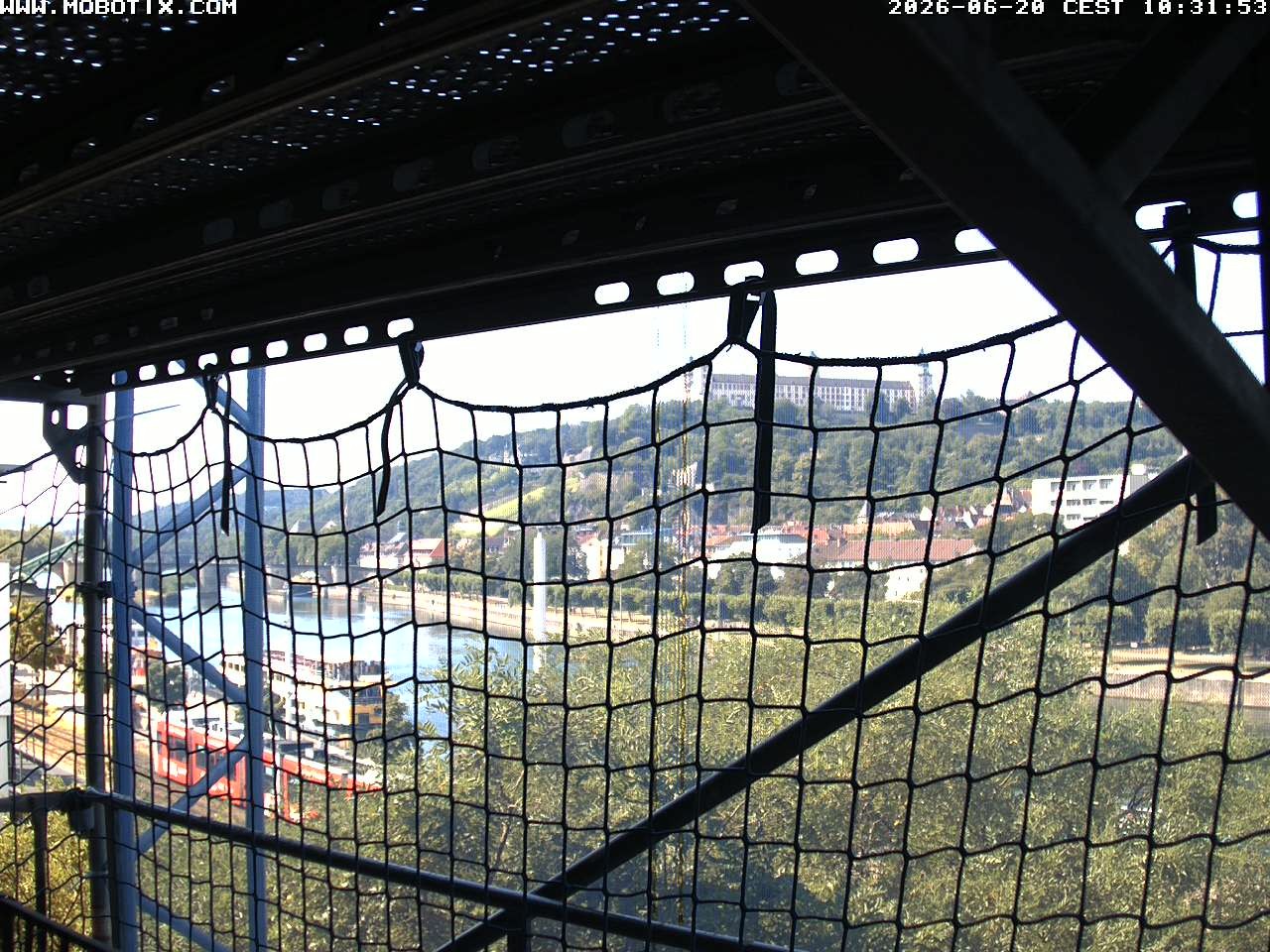 Archived image Webcam Fortress Würzburg, Bavaria