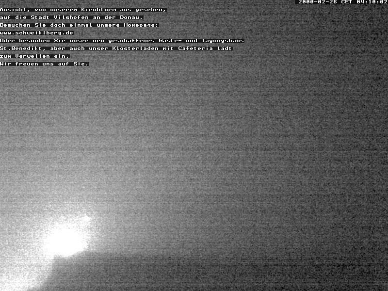 Archived image Webcam Monastery Schweiklberg