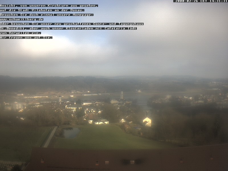 Archived image Webcam Monastery Schweiklberg