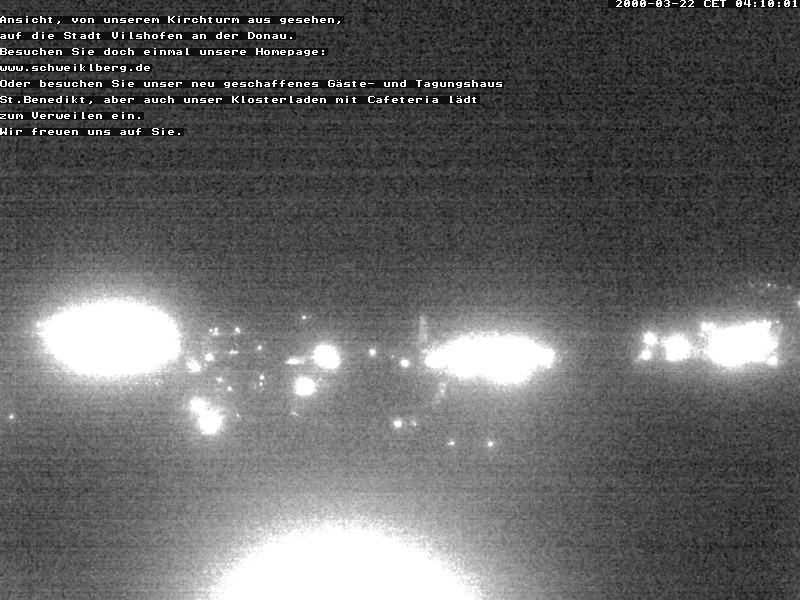 Archived image Webcam Monastery Schweiklberg