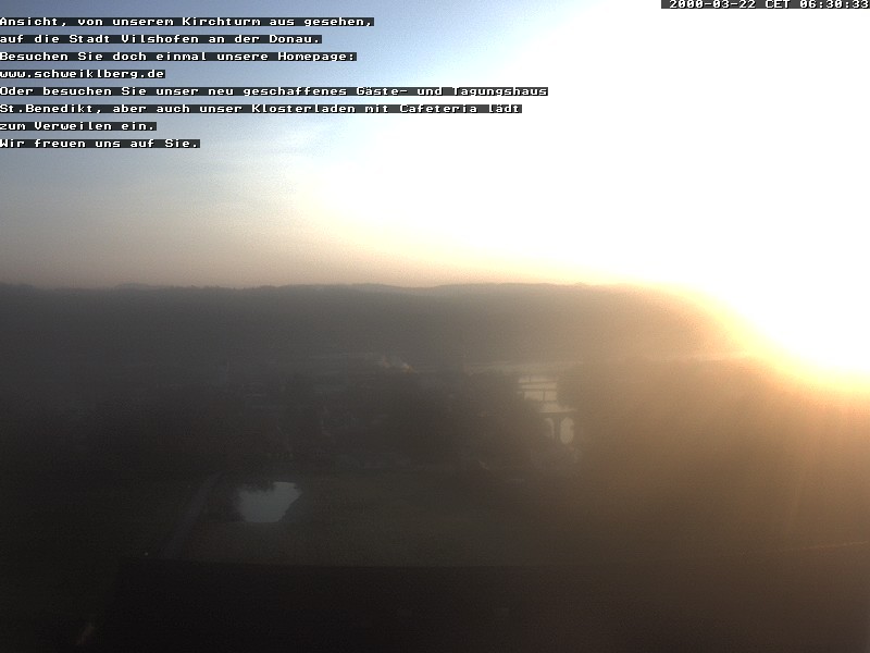 Archived image Webcam Monastery Schweiklberg