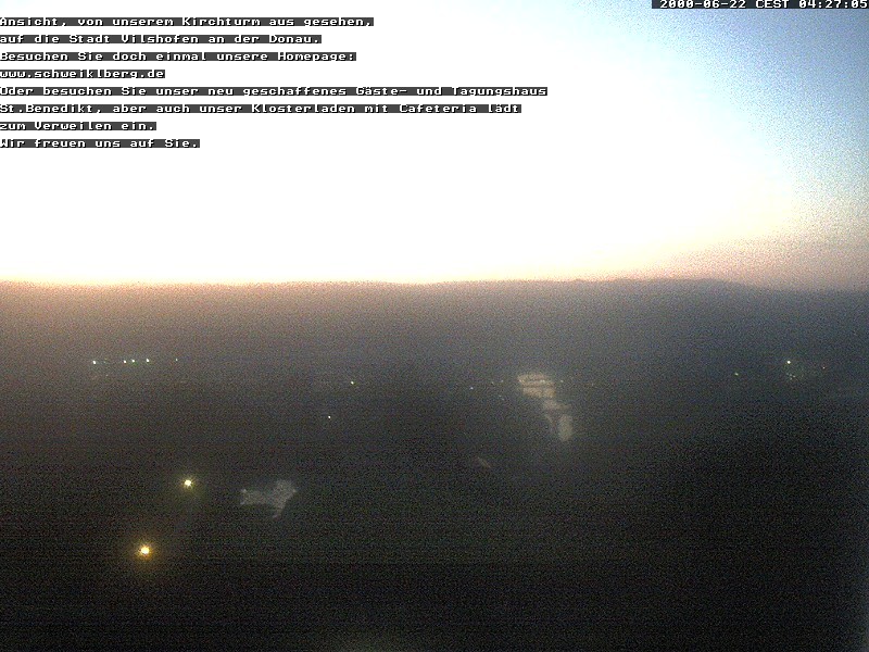 Archived image Webcam Monastery Schweiklberg
