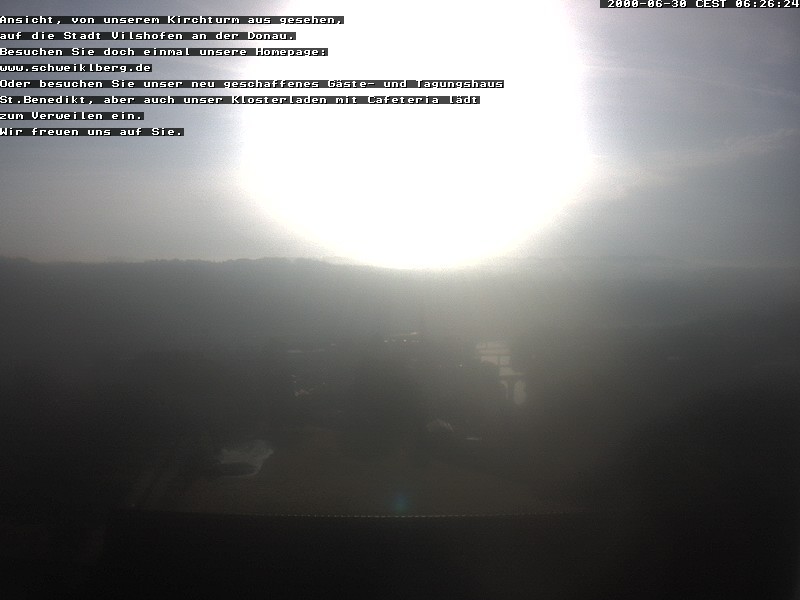 Archived image Webcam Monastery Schweiklberg