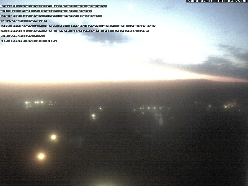 Archived image Webcam Monastery Schweiklberg