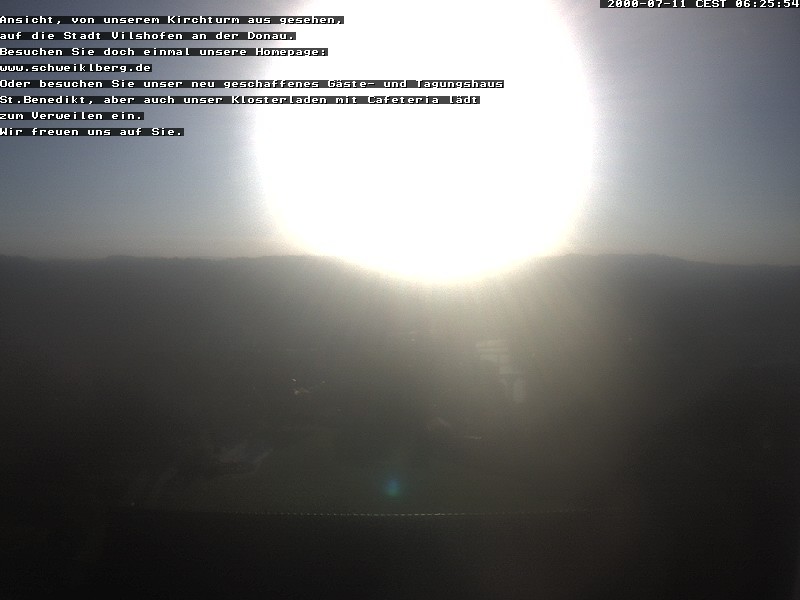 Archived image Webcam Monastery Schweiklberg