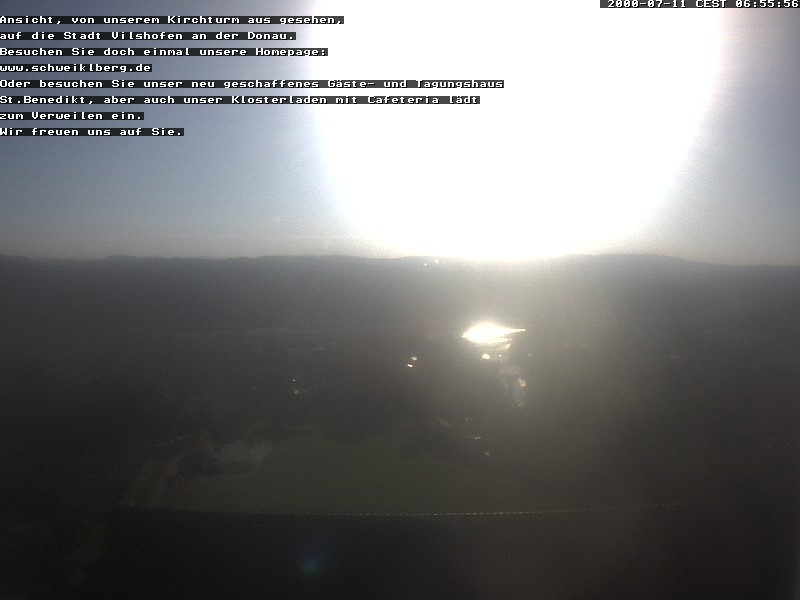 Archived image Webcam Monastery Schweiklberg