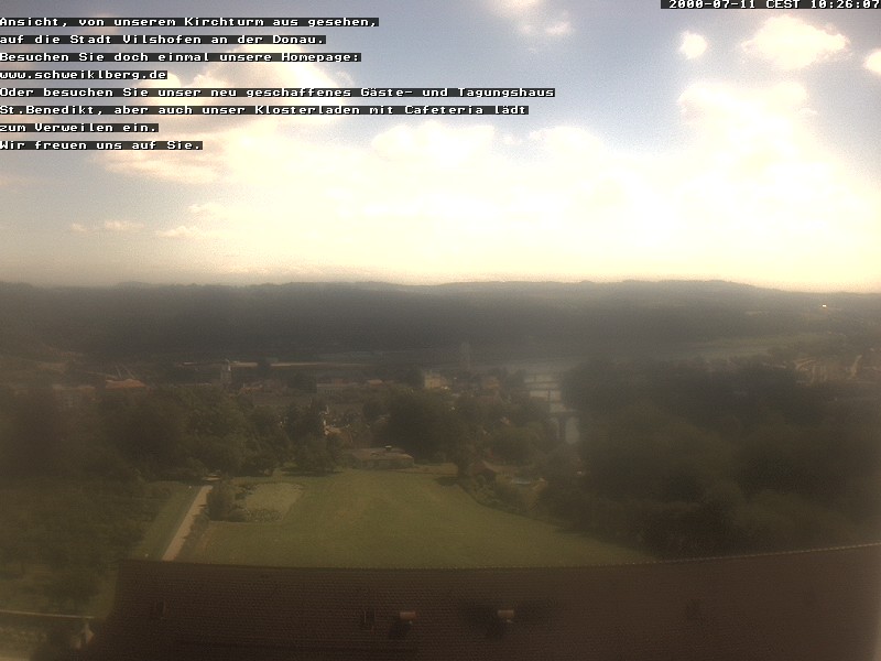 Archived image Webcam Monastery Schweiklberg