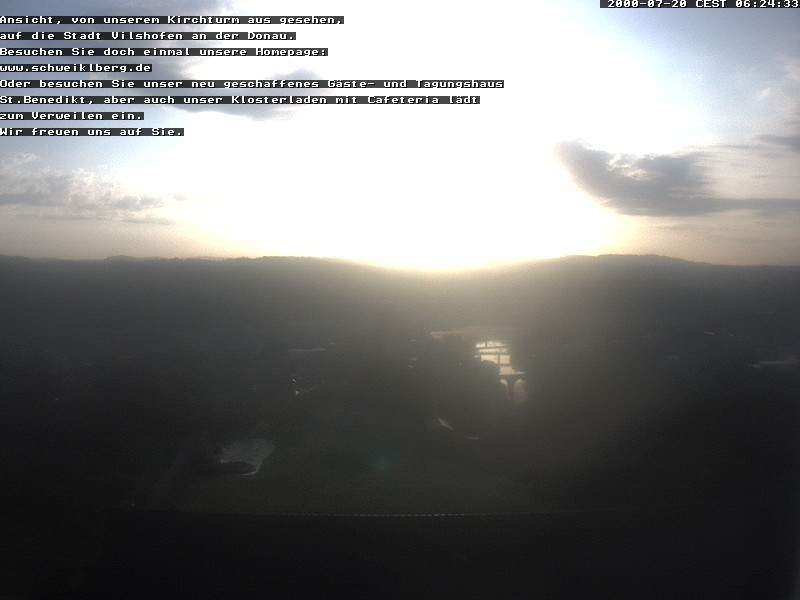 Archived image Webcam Monastery Schweiklberg