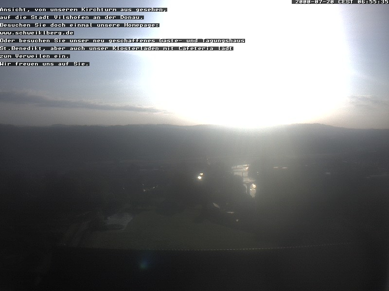 Archived image Webcam Monastery Schweiklberg
