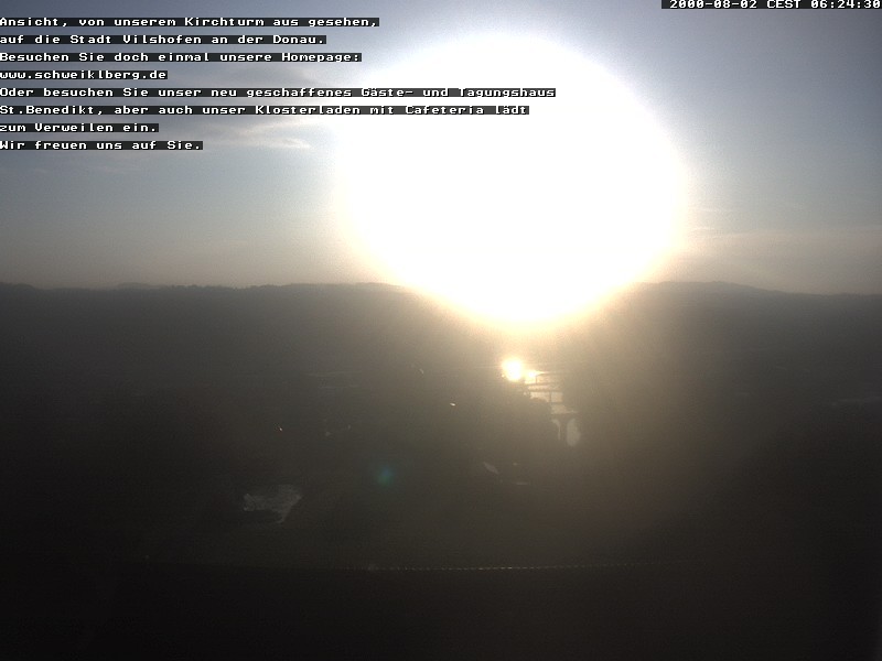 Archived image Webcam Monastery Schweiklberg