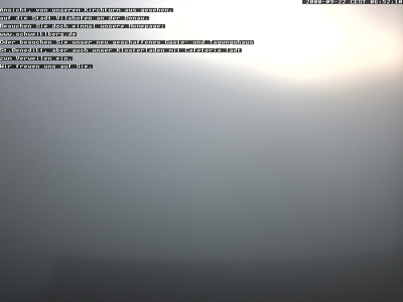 Archiv Foto Webcam Abtei Schweiklberg