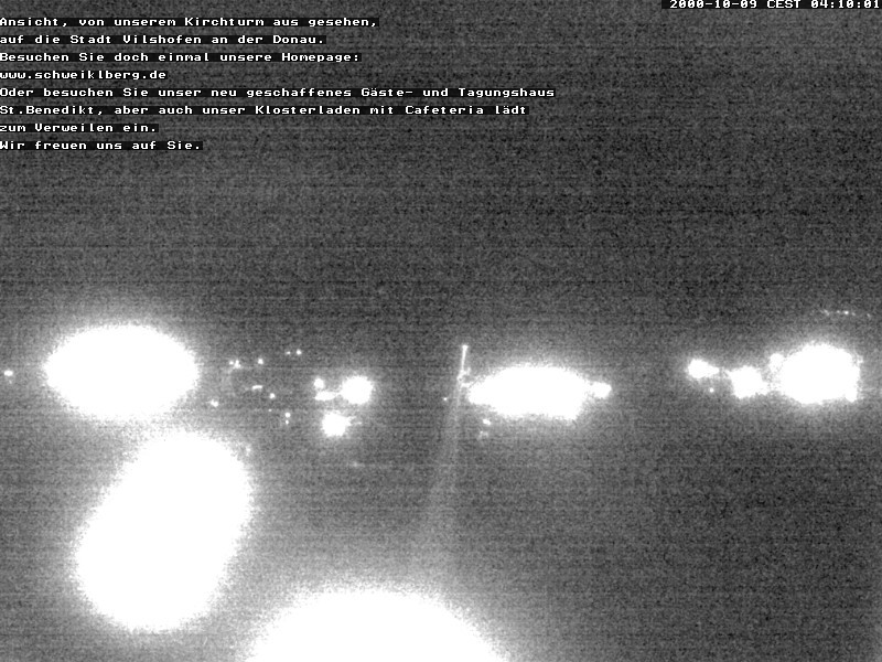 Archived image Webcam Monastery Schweiklberg