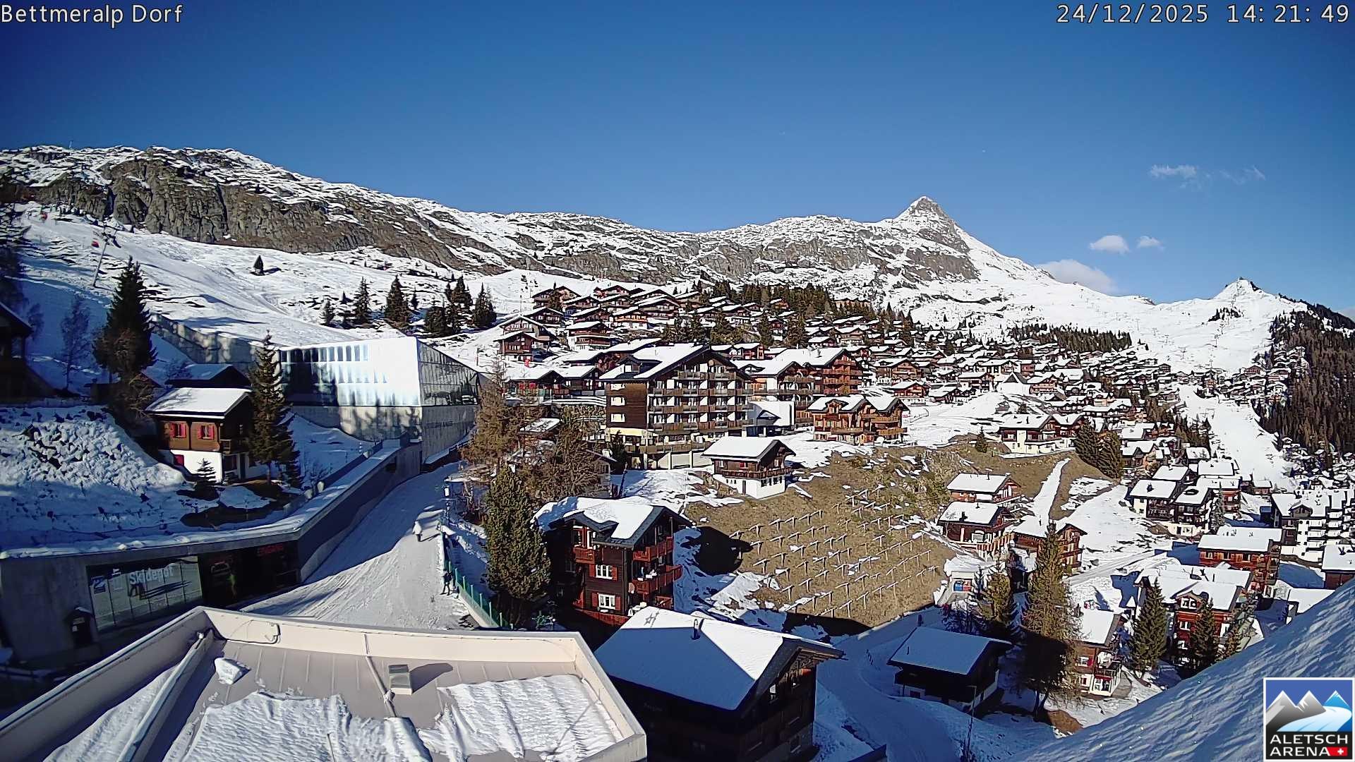 Archiv Foto Webcam Bettmeralp, Schweiz