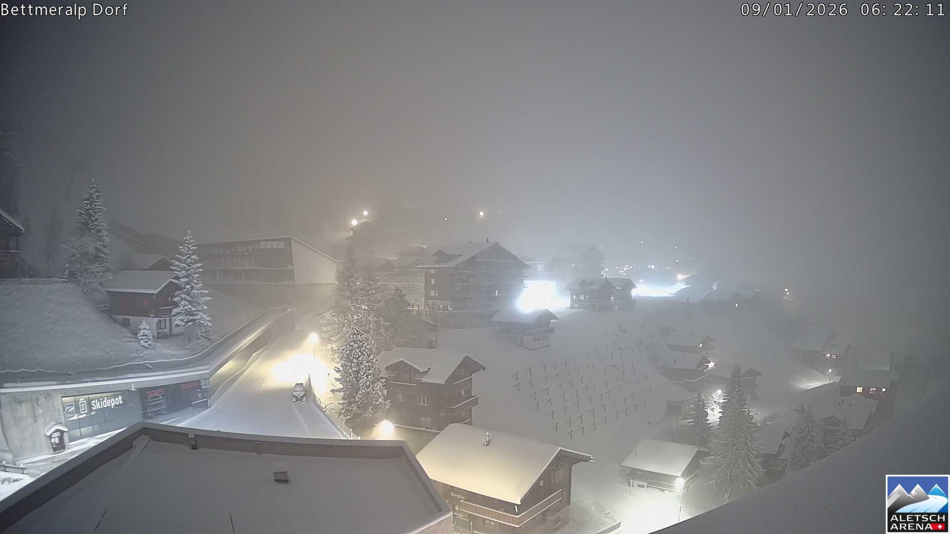 Archiv Foto Webcam Bettmeralp, Schweiz