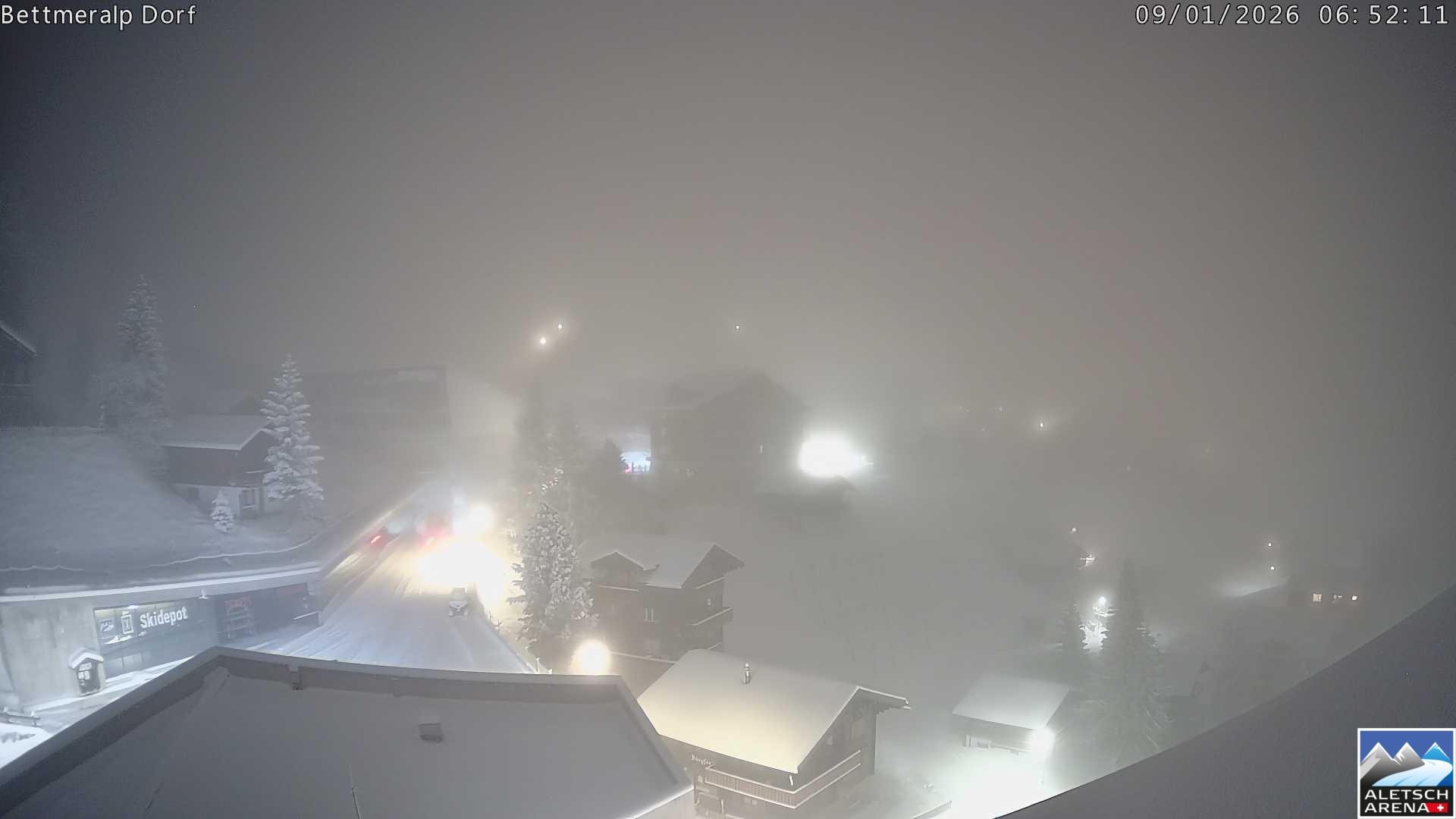 Archiv Foto Webcam Bettmeralp, Schweiz