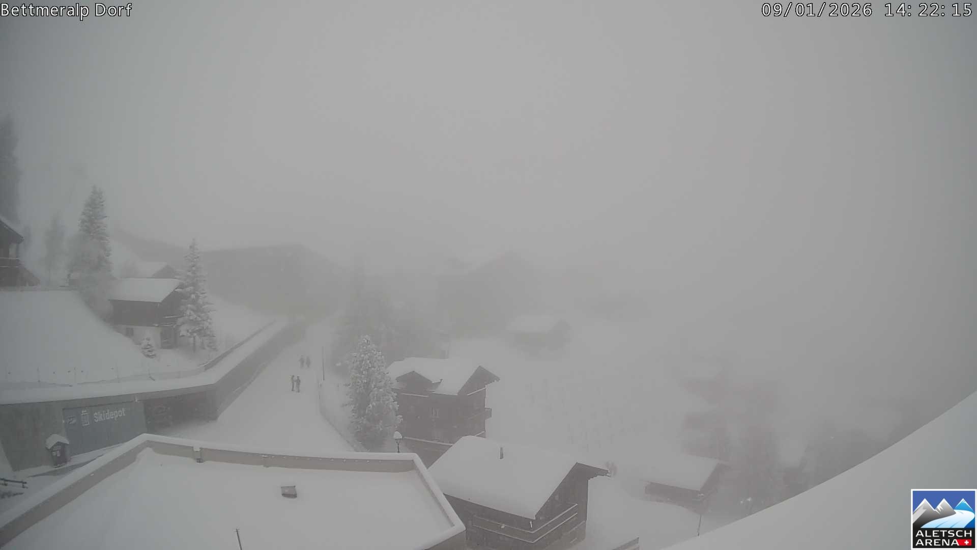Archiv Foto Webcam Bettmeralp, Schweiz