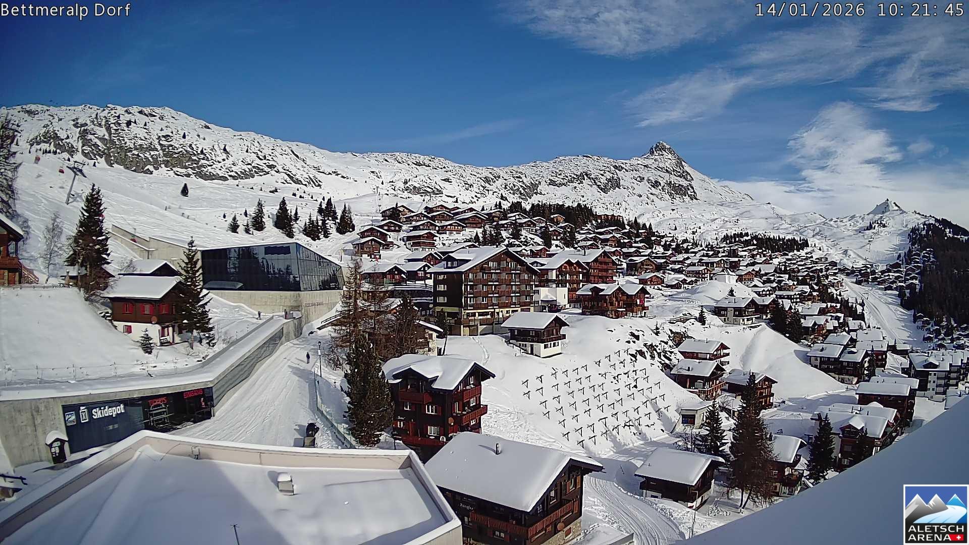 Archived image Webcam Bettmeralp II