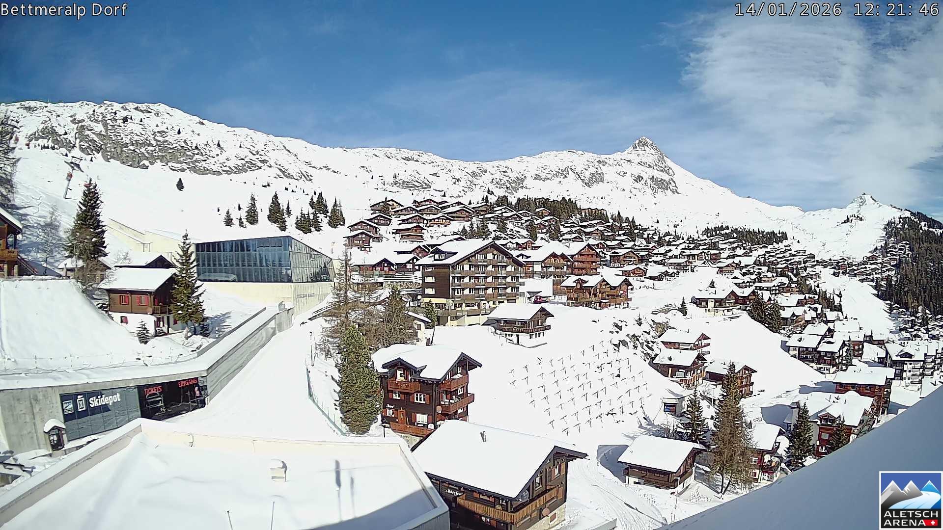 Archived image Webcam Bettmeralp II