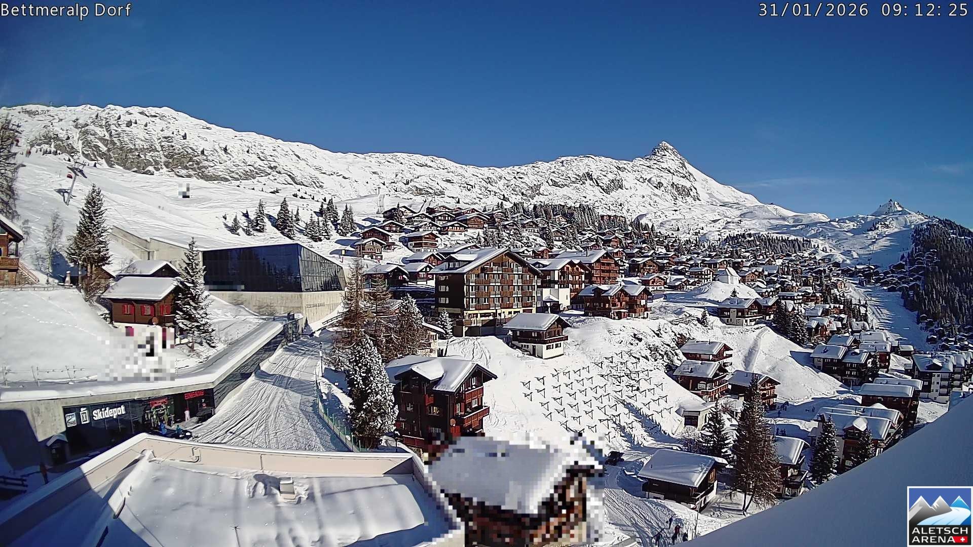 Archiv Foto Webcam Bettmeralp, Schweiz