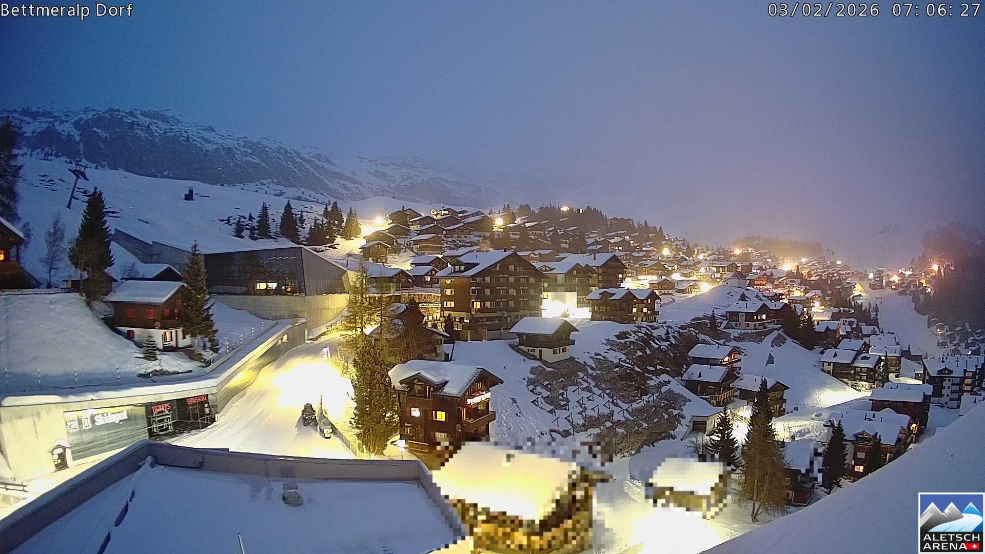 Archiv Foto Webcam Bettmeralp, Schweiz