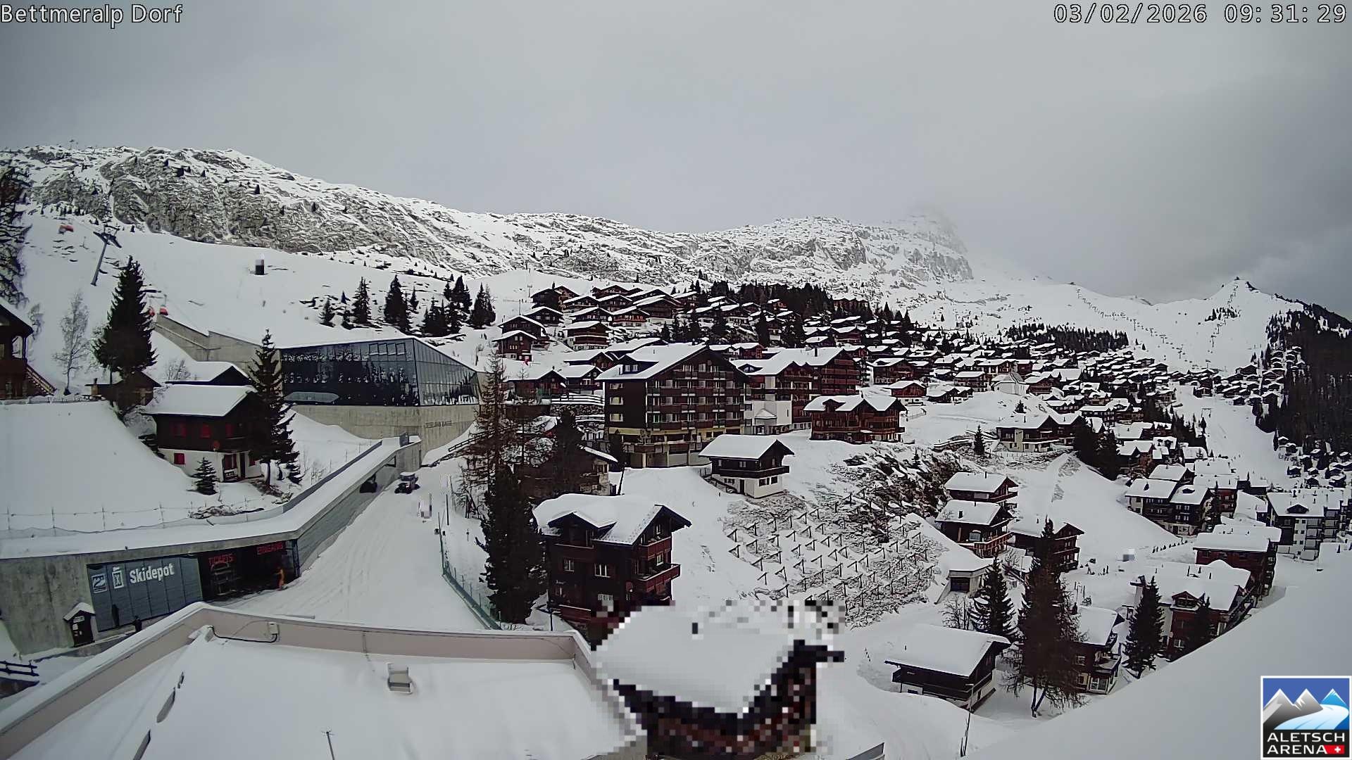 Archiv Foto Webcam Bettmeralp, Schweiz