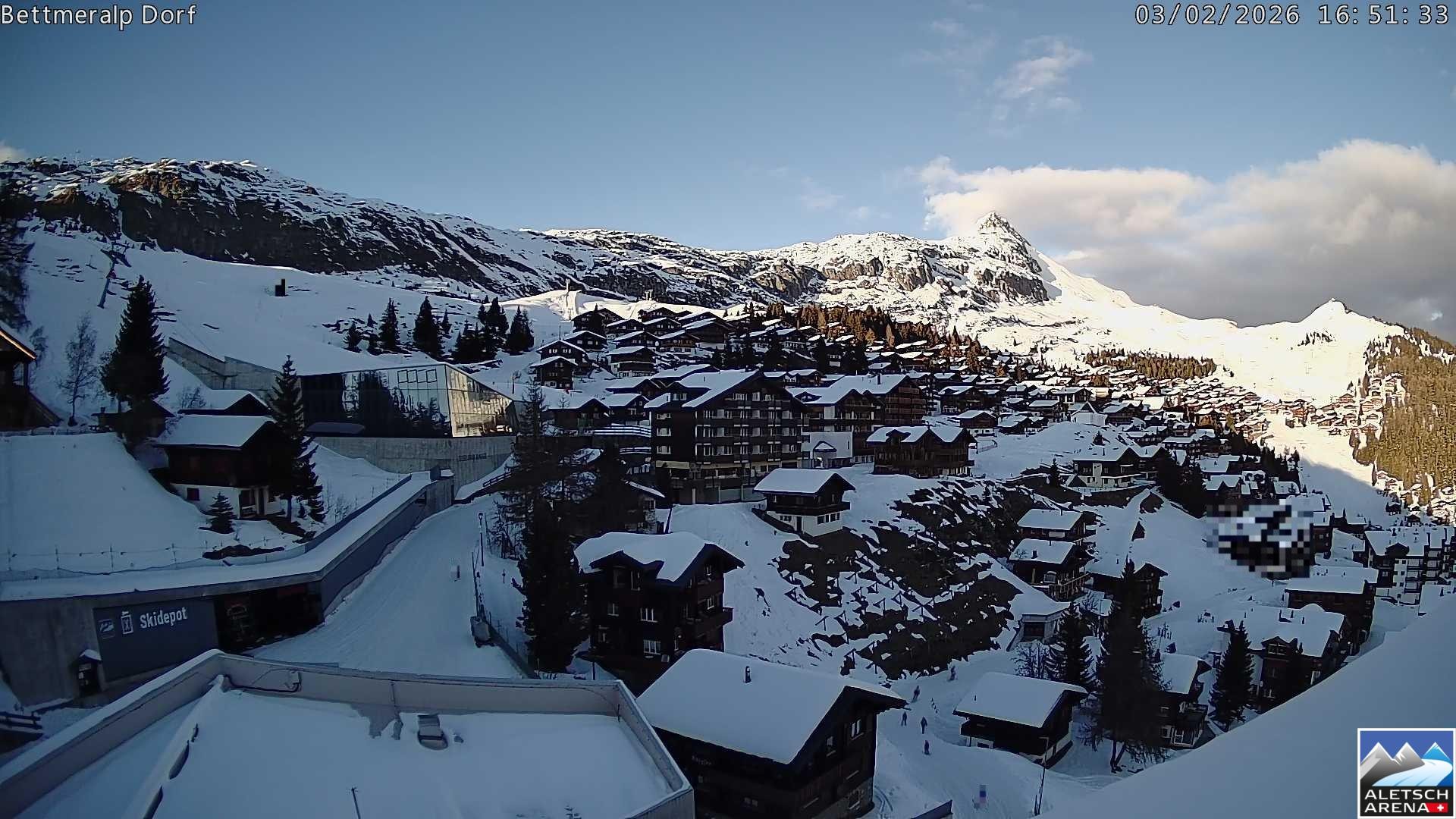 Archiv Foto Webcam Bettmeralp, Schweiz