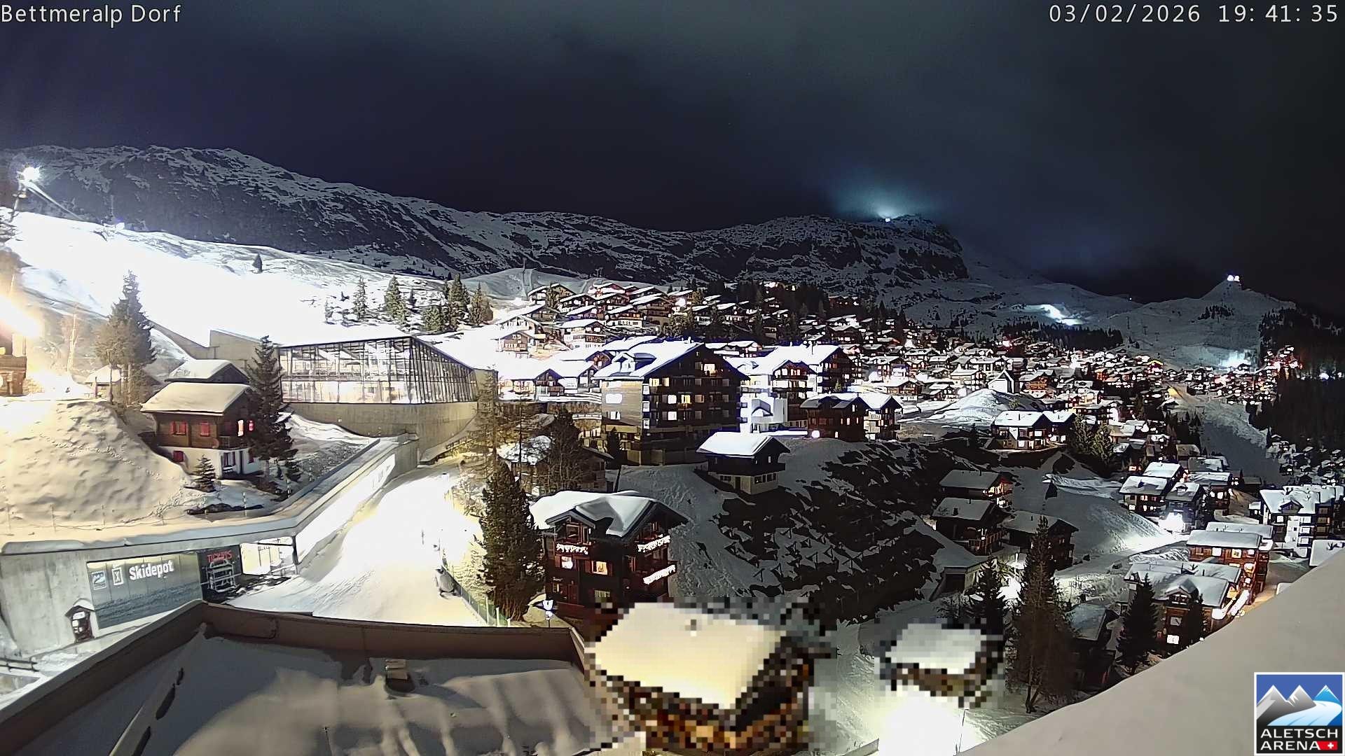 Archiv Foto Webcam Bettmeralp, Schweiz
