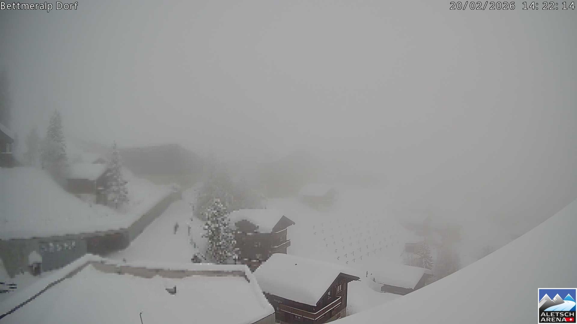 Archiv Foto Webcam Bettmeralp, Schweiz