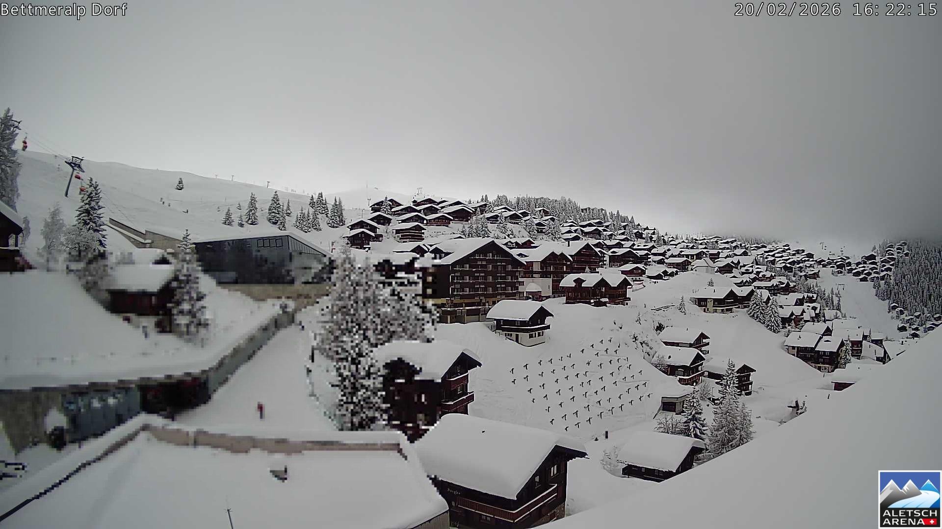 Archiv Foto Webcam Bettmeralp, Schweiz