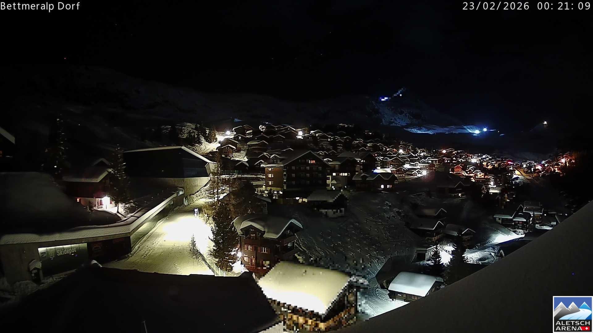 Archiv Foto Webcam Bettmeralp, Schweiz
