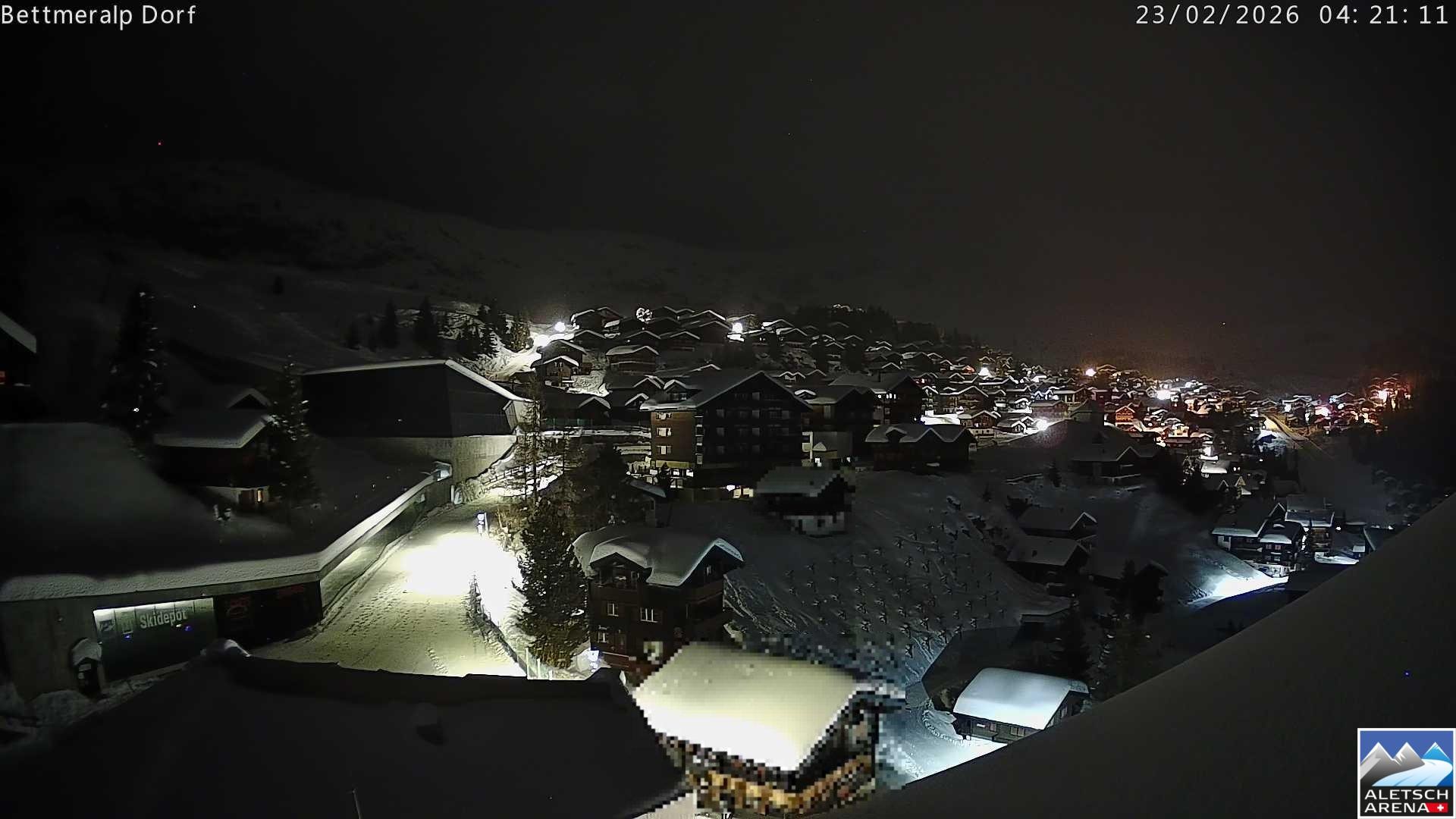 Archiv Foto Webcam Bettmeralp, Schweiz
