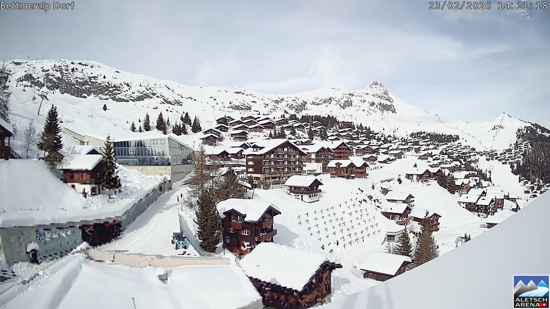 Archiv Foto Webcam Bettmeralp, Schweiz