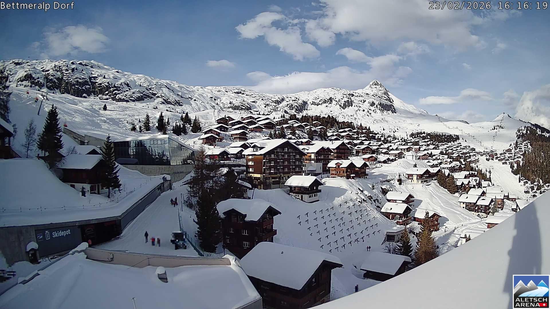 Archiv Foto Webcam Bettmeralp, Schweiz