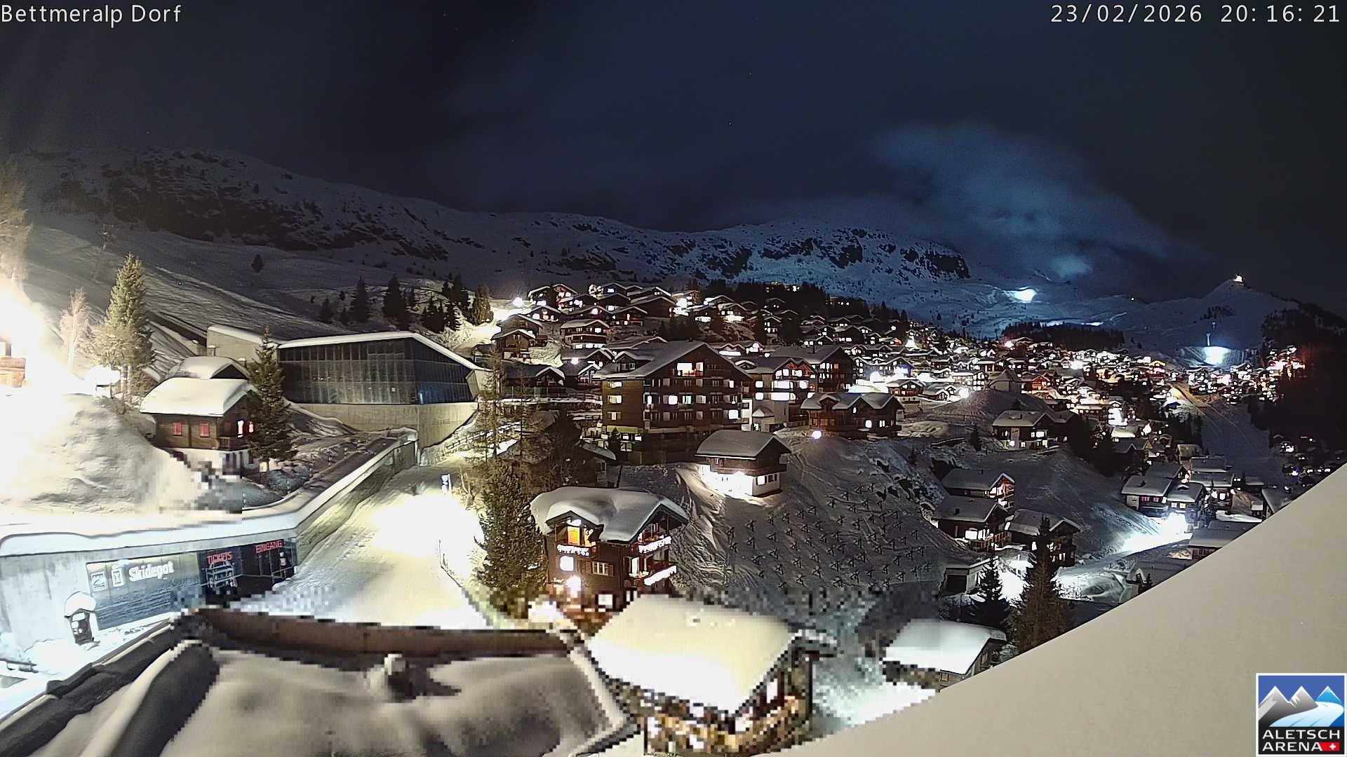 Archiv Foto Webcam Bettmeralp, Schweiz