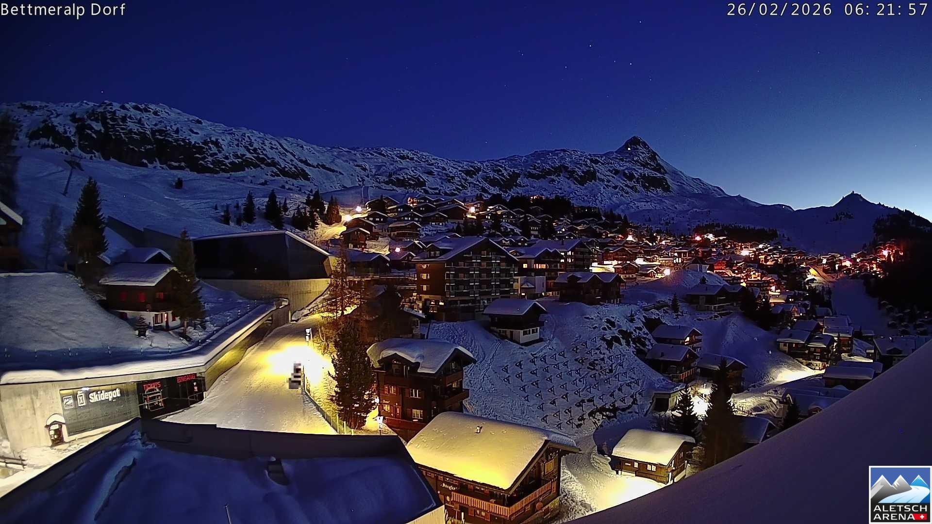 Archived image Webcam Bettmeralp II