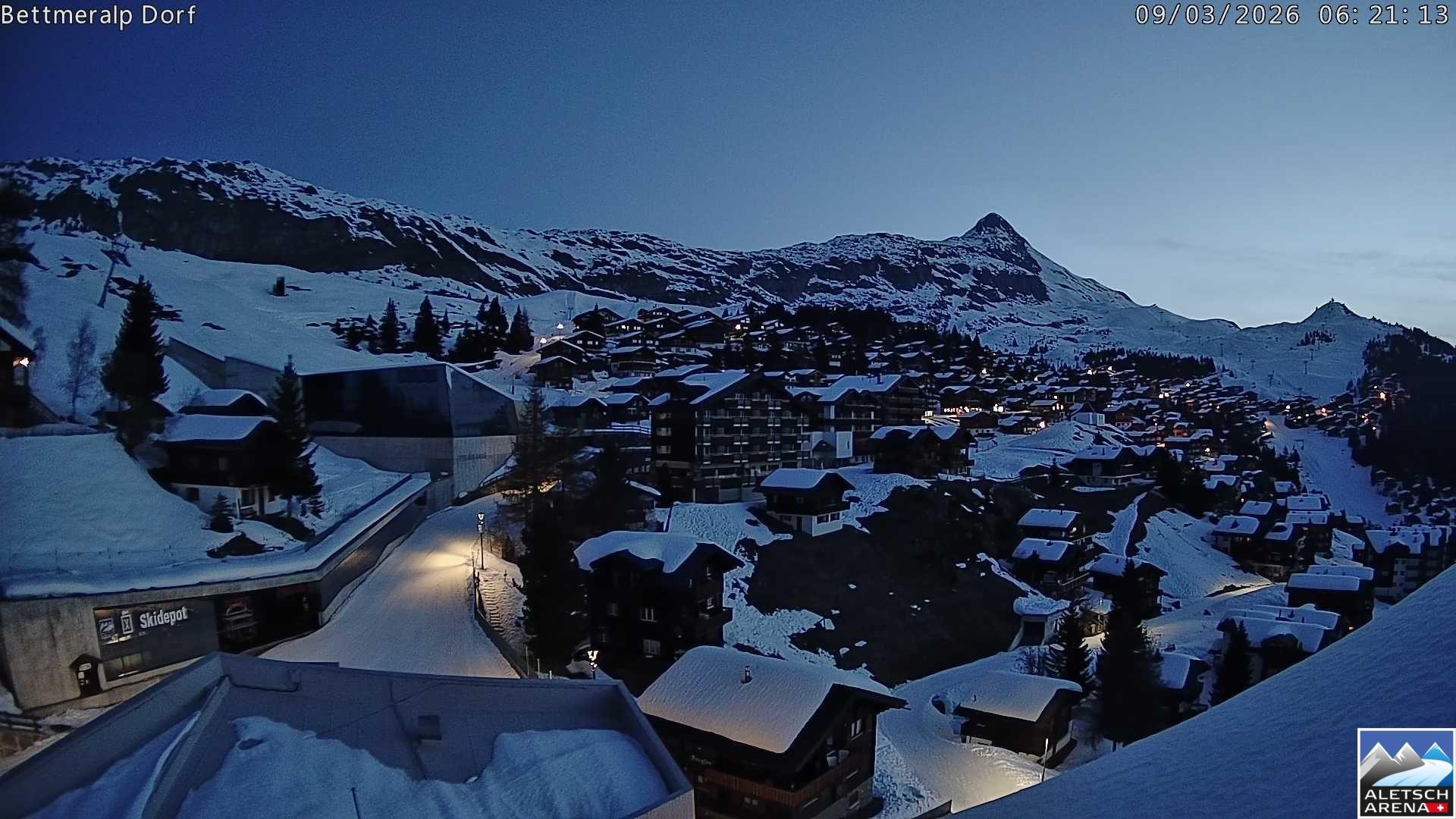 Archived image Webcam Bettmeralp II