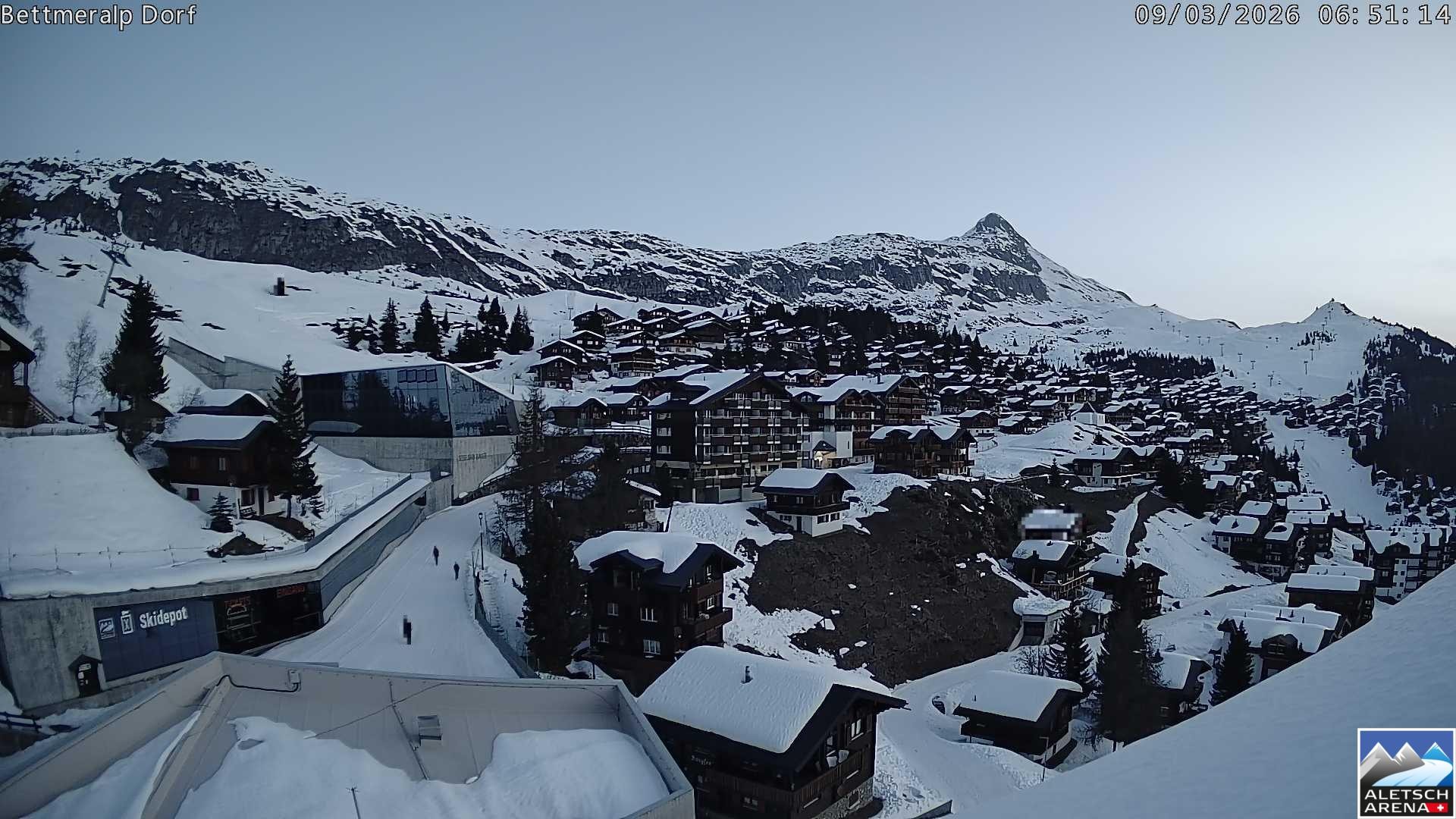 Archived image Webcam Bettmeralp II
