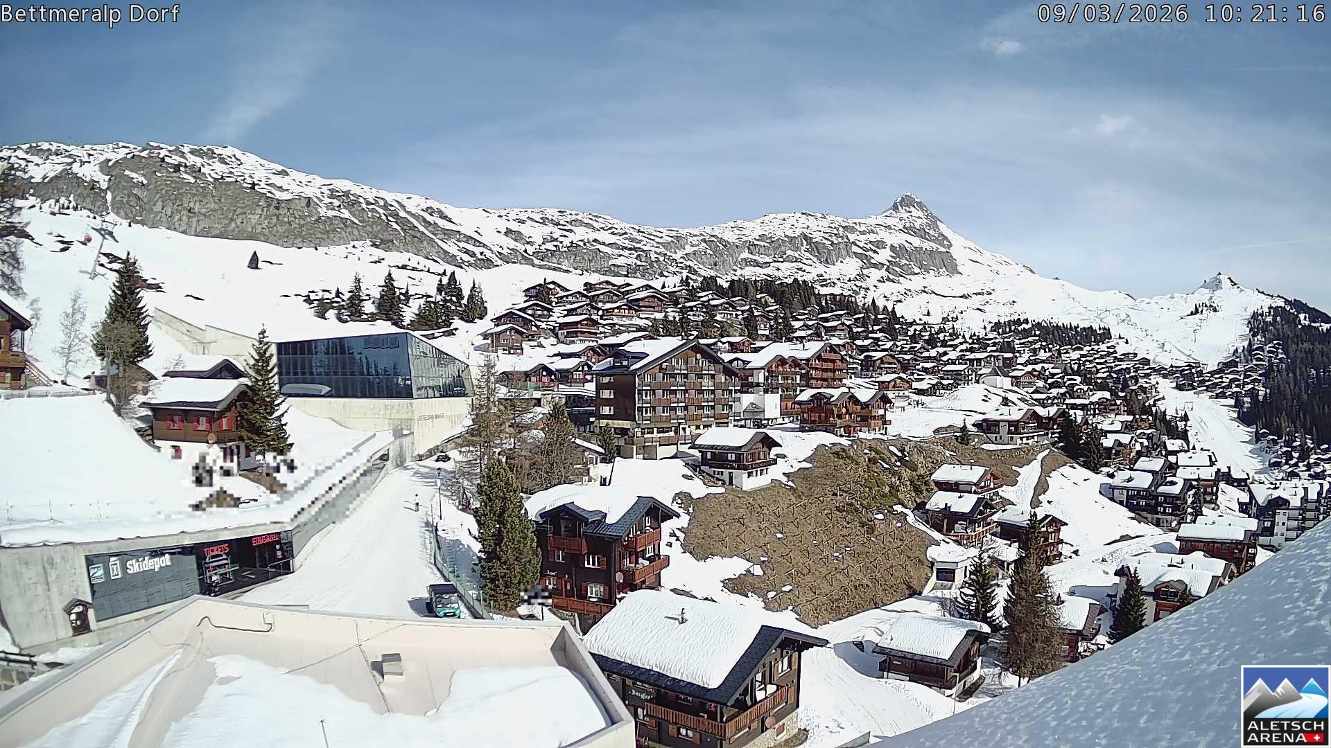 Archived image Webcam Bettmeralp II